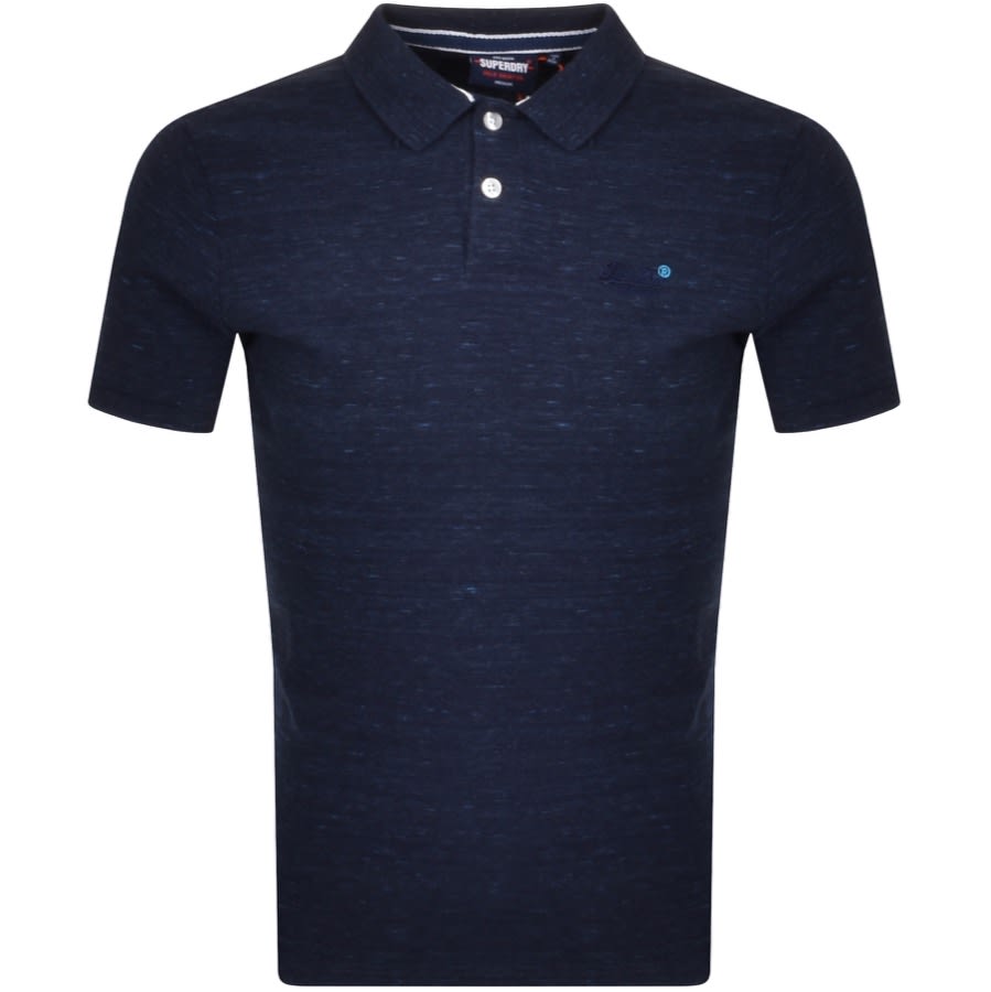Alternative Image for ProductSuperdry Classic Polo T Shirt Navy1